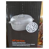 IMUSA Cajun Oval Aluminum Roaster 18"