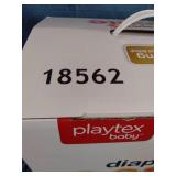 Playtex Diaper Genie Complete White Diaper Pail with 1 Refill