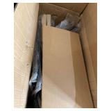 Roundhill Furniture Lotusville Vintage PU Leather Counter Height Stools, Antique Brown, Set of 2