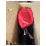 CanDo® Ball Chair - Metal - Mobile - with Back - with Arms - with Red Ball