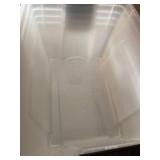 IRIS USA 54 Qt Clear Plastic Storage Box with Latches, 5 Pack