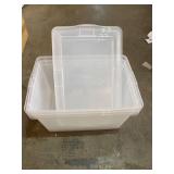 IRIS USA, 58 Quart Plastic Storage Box, Clear, 3 Pack
