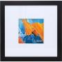 kieragrace KG Langford Frame - Black, 14" x 14" Matted for 7" by 7"
