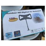 Outdoor Rain Proof HD Digital TV Antenna 150 Mile Reception Range
