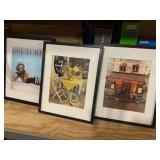 Set to 3 France Themed Cafe Couture Pictures