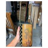 Decor Bundle Set (2): 1 Steel Wine Rack and 1 Elegant Wine Bottle Carrier