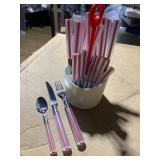 Silverware Set w/ Organized Mobile Holder