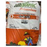 2 50 Pound Bag of Allganic Potassium Fertilizer