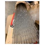 Box of 6 1/2 ft Clear Plastic Tubes