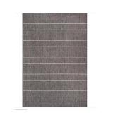 Alaina Casual Stripes Gray 3 ft. x 5 ft. Indoor/Outdoor Area Rug