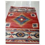 Well Woven Tulsa Lea Traditional Vintage Southwestern Tribal Crimson 5