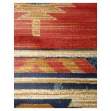 Well Woven Tulsa Lea Traditional Vintage Southwestern Tribal Crimson 5