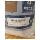 Velvet Furniture Cover HVUS-SOFA2P-3, off white