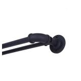 Sun Zero Bronn 66"-120" Wrap Around Double Curtain Rod