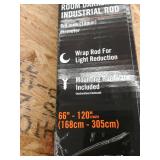 Sun Zero Bronn 66"-120" Wrap Around Double Curtain Rod