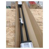 Sun Zero Bronn 66"-120" Wrap Around Double Curtain Rod