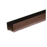 Frost King Vinyl Slide-On Door Bottom for Metal and Wood Doors, 1-3/4 x 36" Long-Brown