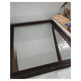 33x27-inch- Trio Oil Rubbed Bronze Bathroom Vanity Wall Mirror- Retail:$99.99