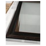 33x27-inch- Trio Oil Rubbed Bronze Bathroom Vanity Wall Mirror- Retail:$99.99