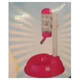 Pet Automatic Drinker Set, Maroon