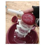 Pet Automatic Drinker Set, Maroon