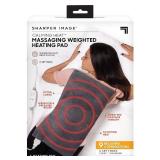 Calming Heat - Massaging Weighted Heating Pad - Grey