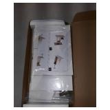 GTIN Expandable Wood Desktop Bookshelf, White