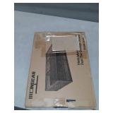 IronGate Mesh Monitor Stand with Dual Tier Storage Drawer, Black