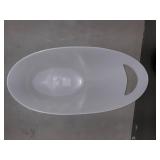 Umbra 1006232-661-A60 Skinny Sleek & Stylish Bathroom Trash, Small Garbage Can, White , 1 Can