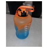 Lifestyle Water Bottle, Orange/Blue