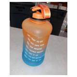 Lifestyle Water Bottle, Orange/Blue