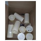 Box of Decorative Fake Candles