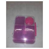 Sistema, Bento Lunch to Go Lunchbox, Multi Compartment, Assorted Color, 1 Count, 1 Box only.