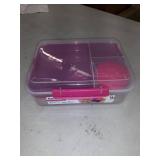 Sistema, Bento Lunch to Go Lunchbox, Multi Compartment, Assorted Color, 1 Count, 1 Box only.