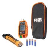 Klein RT250KIT Premium Non Contact Voltage GFCI Receptacle Electrical Test Kit