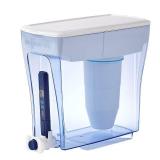 ZeroWaterÂ® 20 Cup Ready-PourÂ® Water Dispenser with Water Quality Meter - Blue