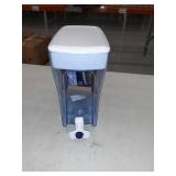 ZeroWaterÂ® 20 Cup Ready-PourÂ® Water Dispenser with Water Quality Meter - Blue