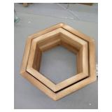 Evelup Products Hexagon Floating Shelves