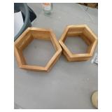 Evelup Products Hexagon Floating Shelves