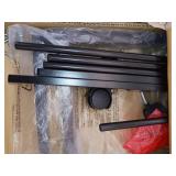 Marshall 3 Shelf Industrial Metal Rolling Utility Cart