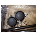 Marshall 3 Shelf Industrial Metal Rolling Utility Cart