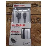 Just Wireless USB Type C Cable PVC 4 foot - 1.0 ea