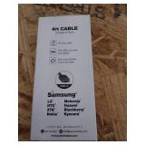 Just Wireless USB Type C Cable PVC 4 foot - 1.0 ea