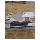 Electronic double buffet flat burner