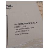 Furinno 11069 5-Cube Reversible Open Shelf, White/Pink DAMAGED