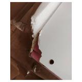 Furinno 11069 5-Cube Reversible Open Shelf, White/Pink DAMAGED