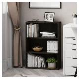 Furinno Pasir 3 Tier Open Shelf, Espresso, 11208EX