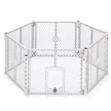MyPet North States Petyard Passage Dog Playpen, 6 Panel, Gray