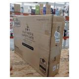 Regalo Versatile Play Space 192-Inch Plastic Super Wide Portable Baby Gate and Play Yard, Cool Gray