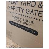 Regalo Versatile Play Space 192-Inch Plastic Super Wide Portable Baby Gate and Play Yard, Cool Gray